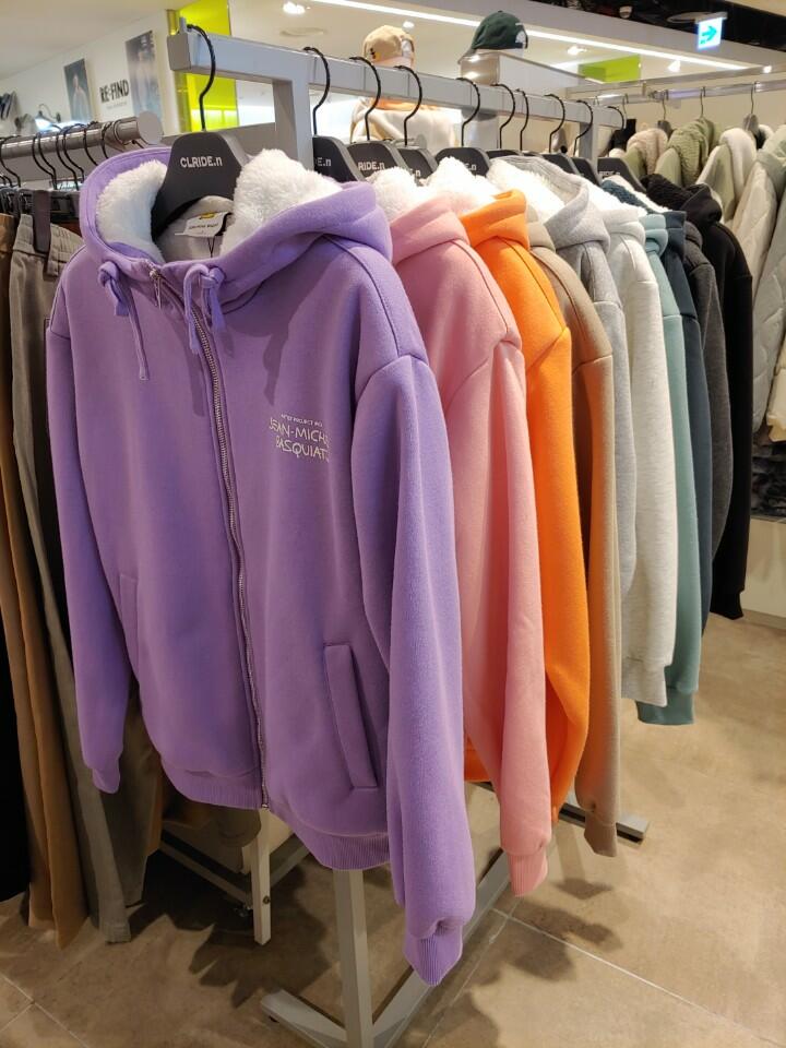 클라이드앤 공용 보아털 후드집업 FLDTS449U