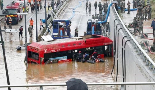 미숙한 차량통제 