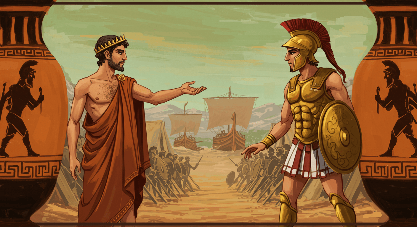 일리아드에서 본 리더십의 붕괴 (갈등, 분열, 실패) 관련 사진