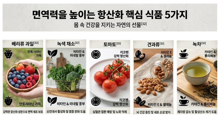 항산화 식품-사진