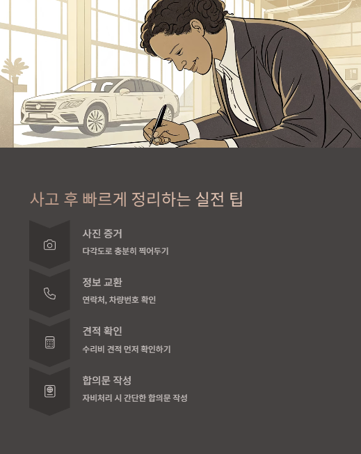 사고 후 빠르게 정리하는 실전 팁
