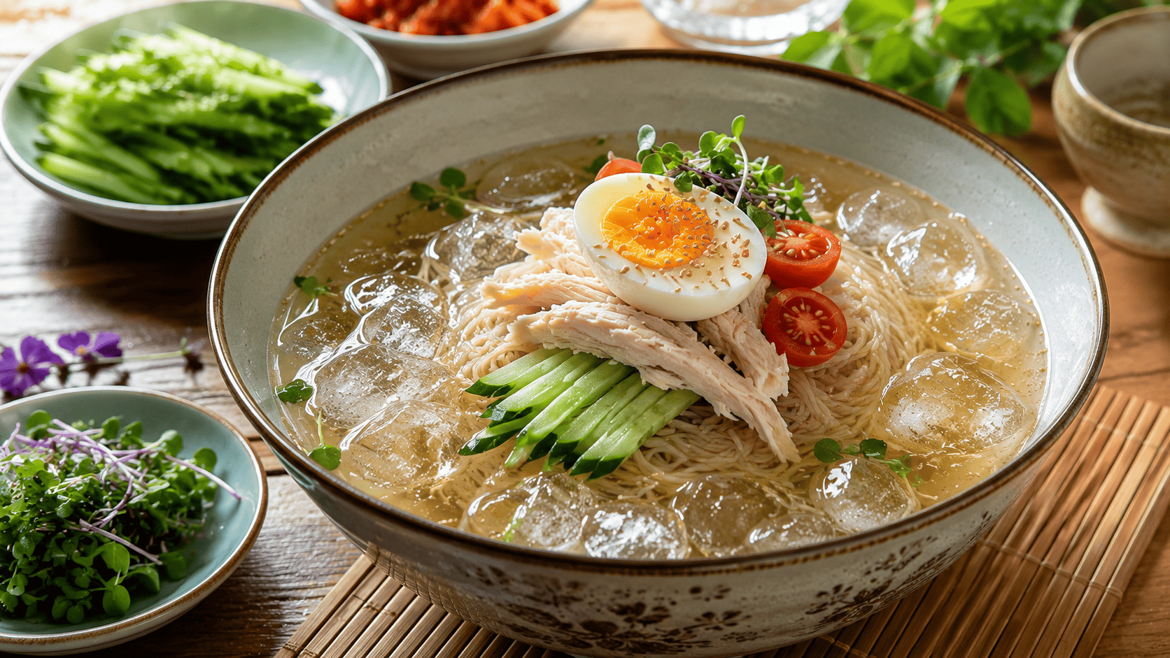 냉국수로 완성하는 든든한 폭염 대비 한 끼