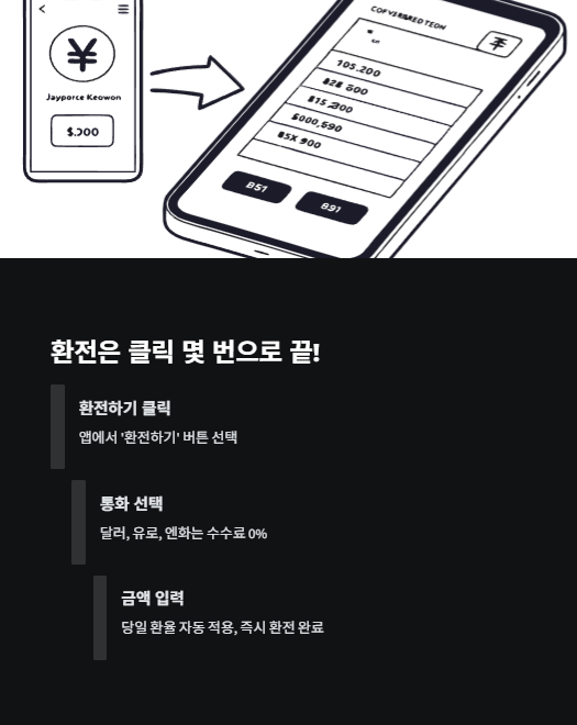 환전은 클릭 몇 번으로 끝