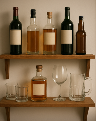 홈술 보관(진열)