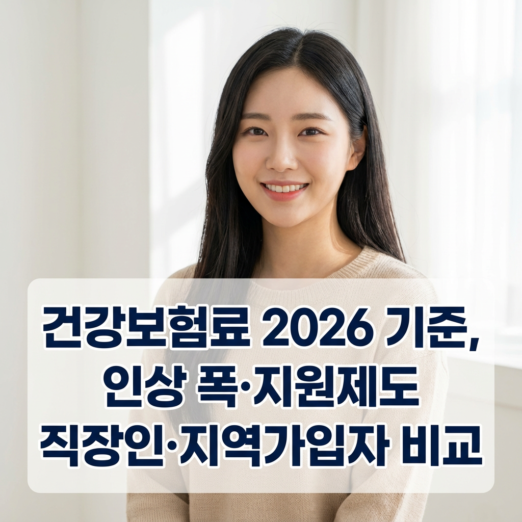 건강보험료 2026 기준 | 인상 폭·지원제도 직장인·지역가입자 비교