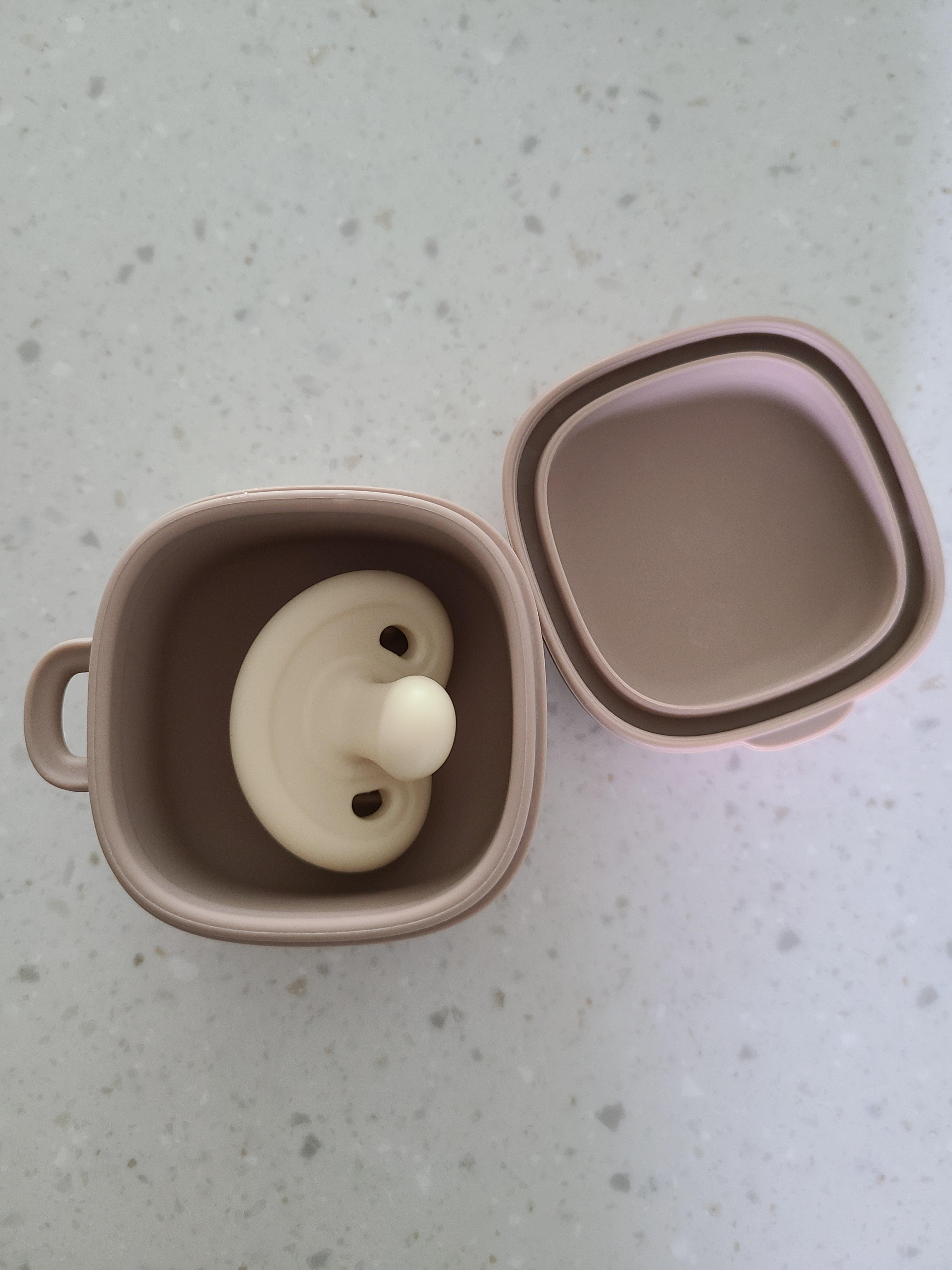 모윰 마카롱 쪽쪽이 와 실리콘 용기