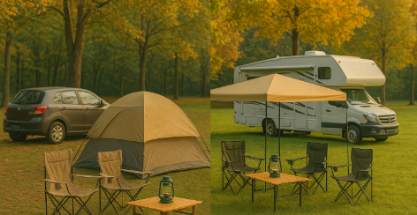 캠핑 관련 사진