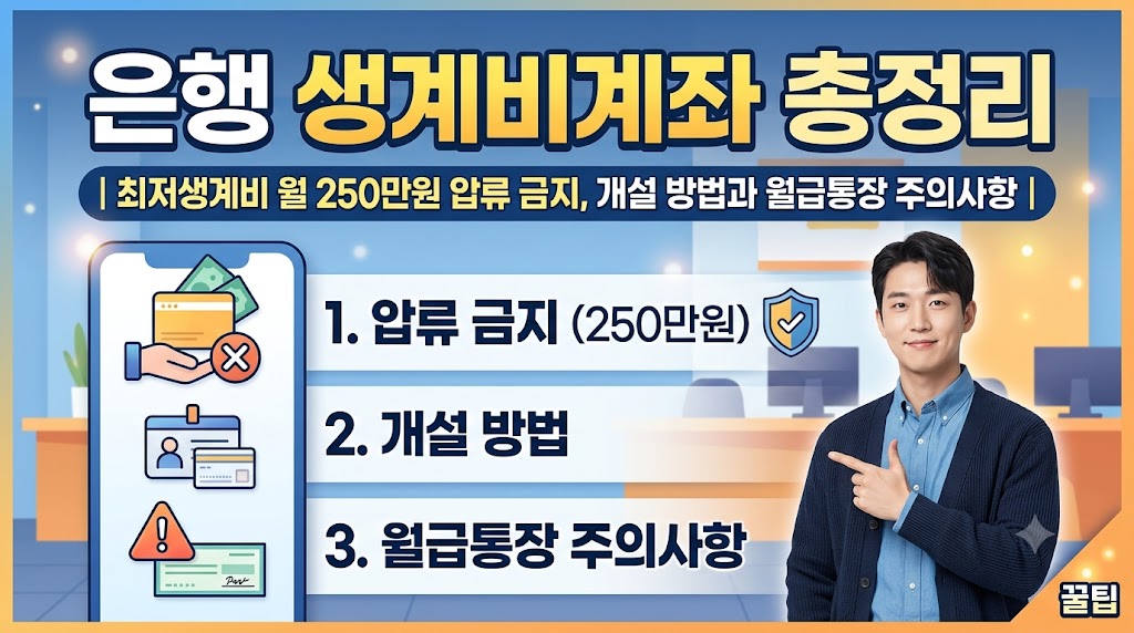 최저생계비 월250만원 압류금지