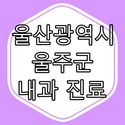 울산광역시 울주군 내과 전문의 진료 동네 병원 완전정리