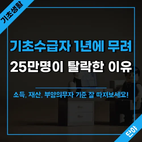 기초생활수급자 탈락 사유 TOP 5와 실제 사례 분석