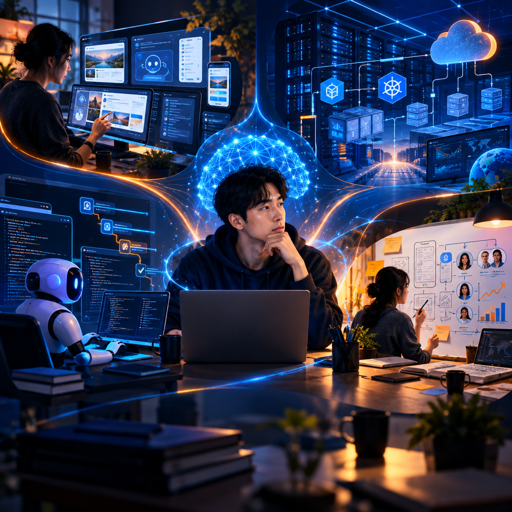AI 애플리케이션, 소프트웨어 아키텍처, 코딩 에이전트, 제품 전략을 연결하는 AI 엔지니어의 역량 지도
