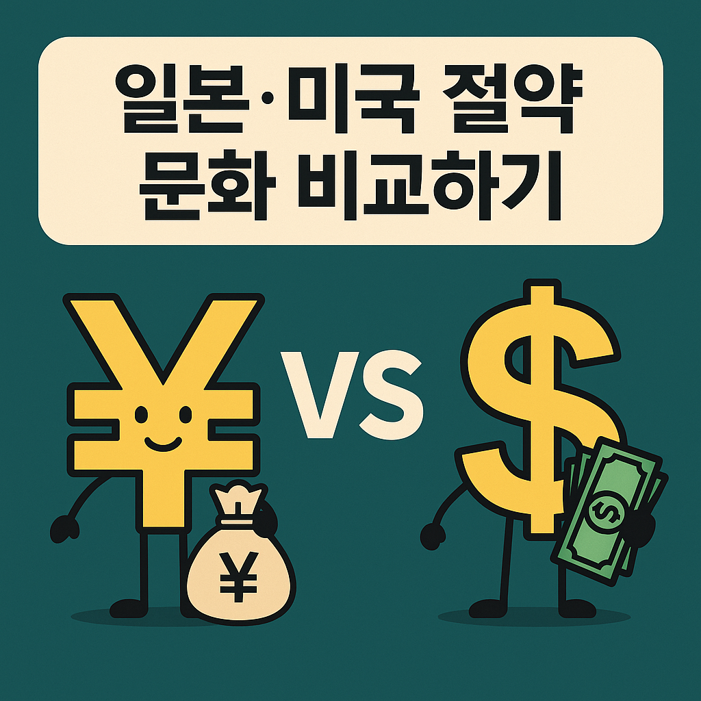 일본·미국 절약 문화 비교하기