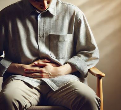 체하고 장염 걸린 사람 사진