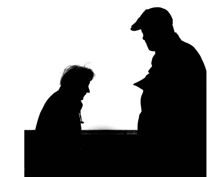 나란히 서있는 두 남자 사진