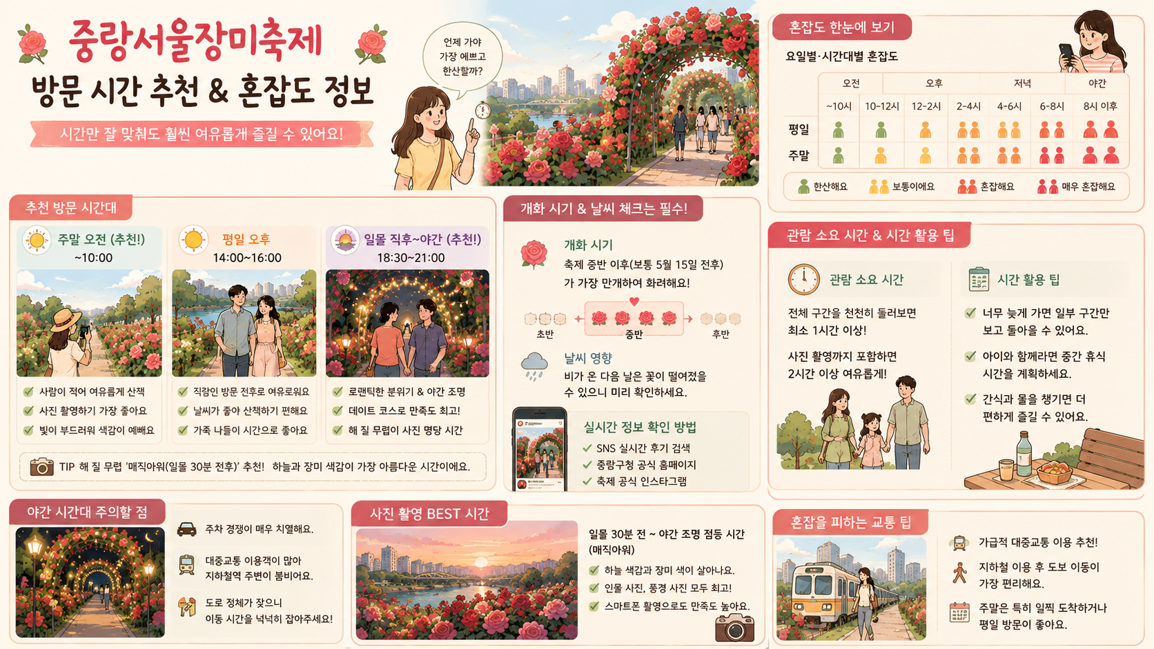 중랑 서울 장미축제