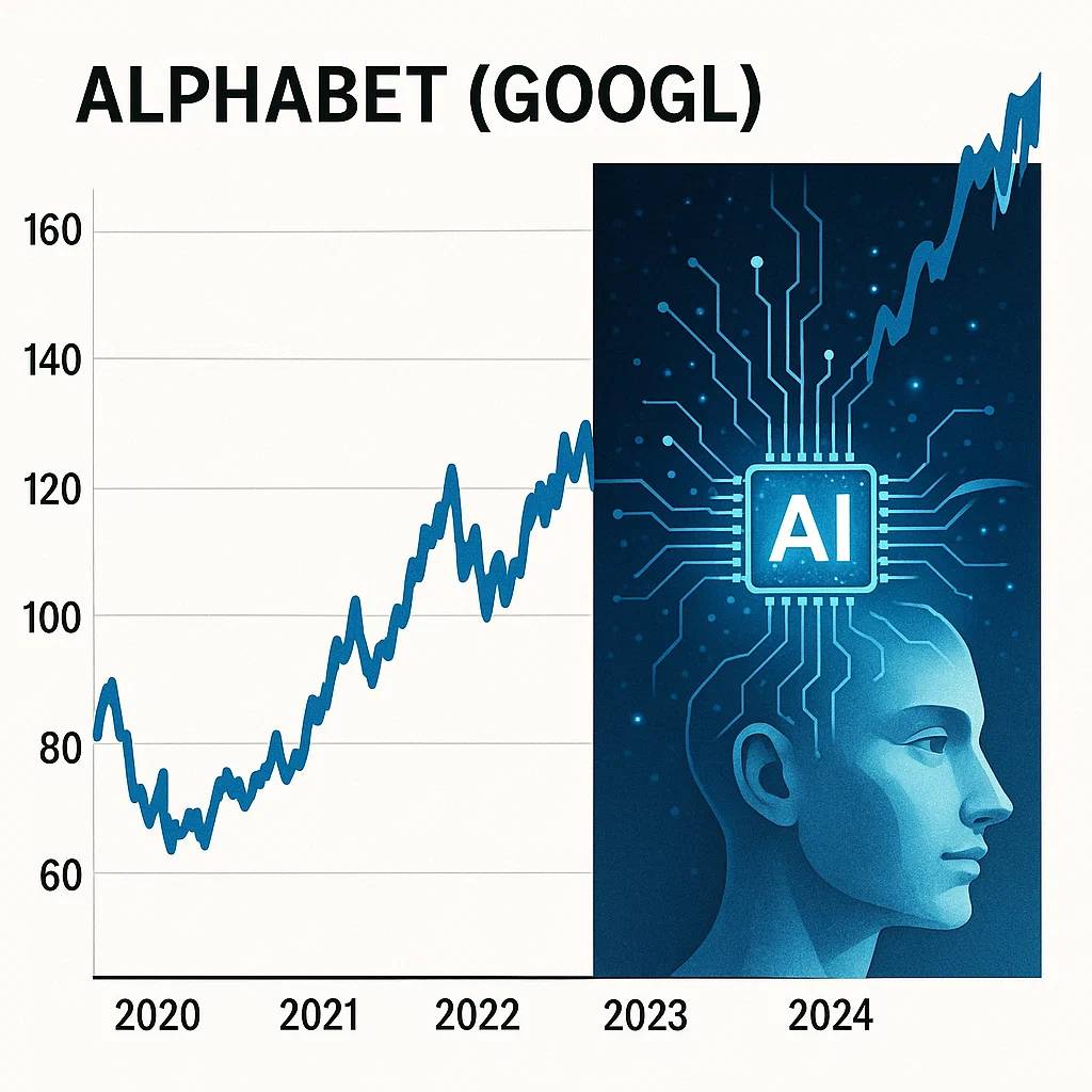 알파벳(구글) 주가차트 AI 이미지