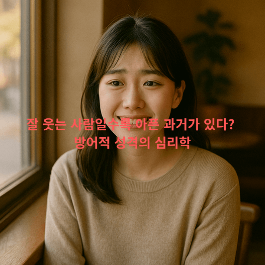 성격심리, 방어기제, 웃음뒤상처, 심리방어, 자기이해, 트라우마심리, 감정억압, 심리상담, 감정표현, 마음치유