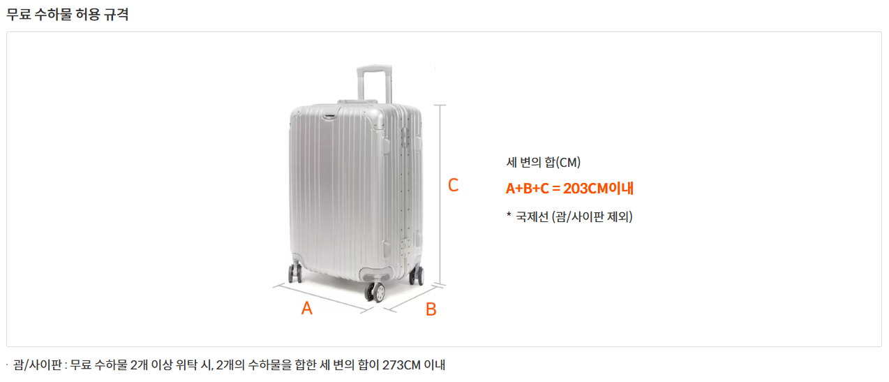 제주항공 위탁수화물 규정