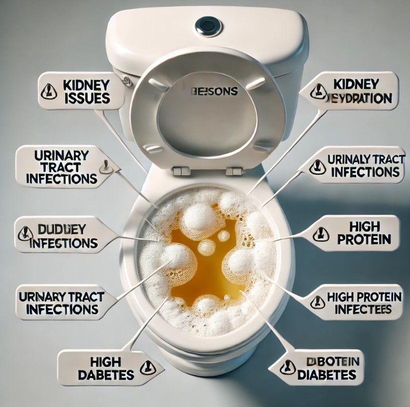 거품소변의 위험 신호