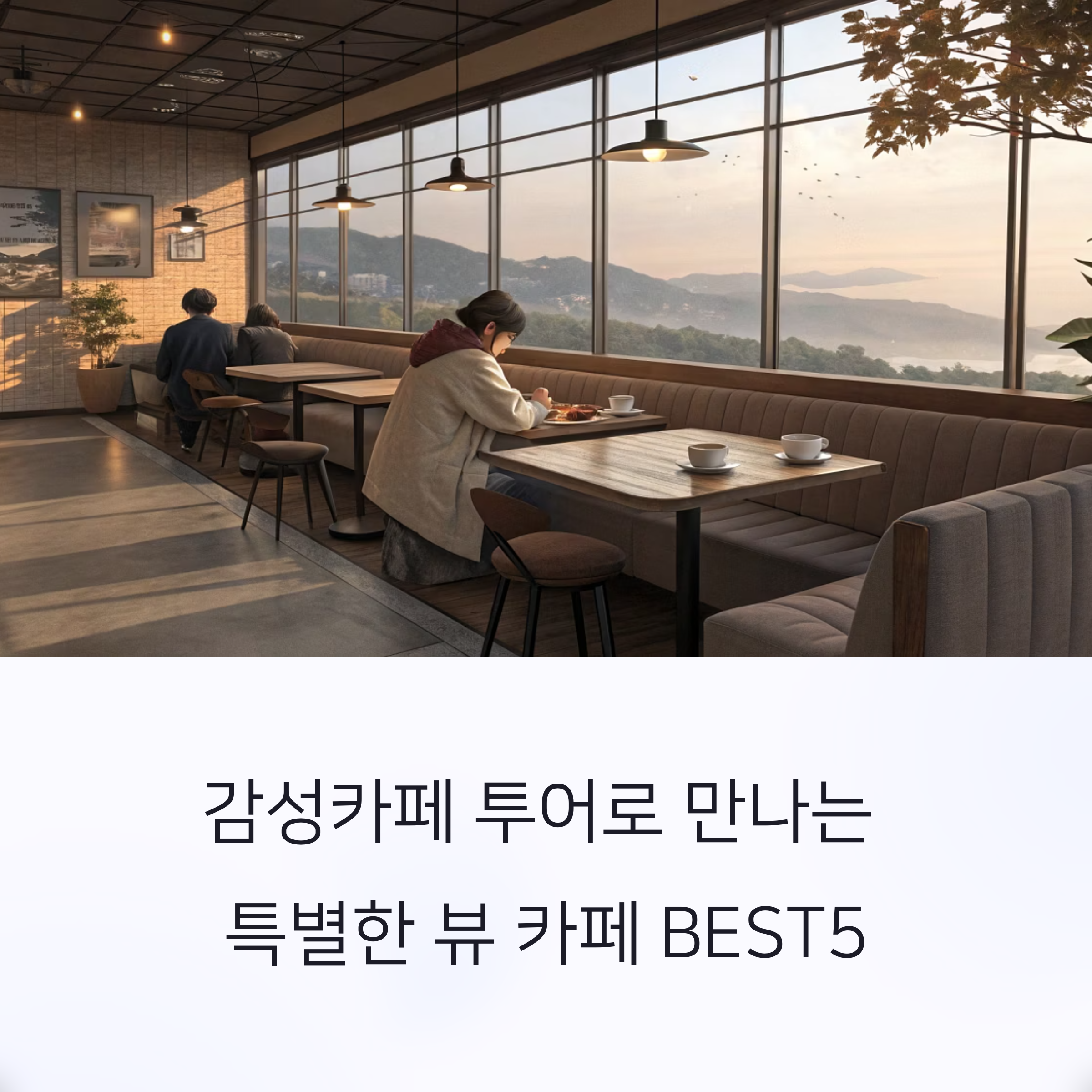 감성카페 투어로 만나는 특별한 뷰 카페 BEST5