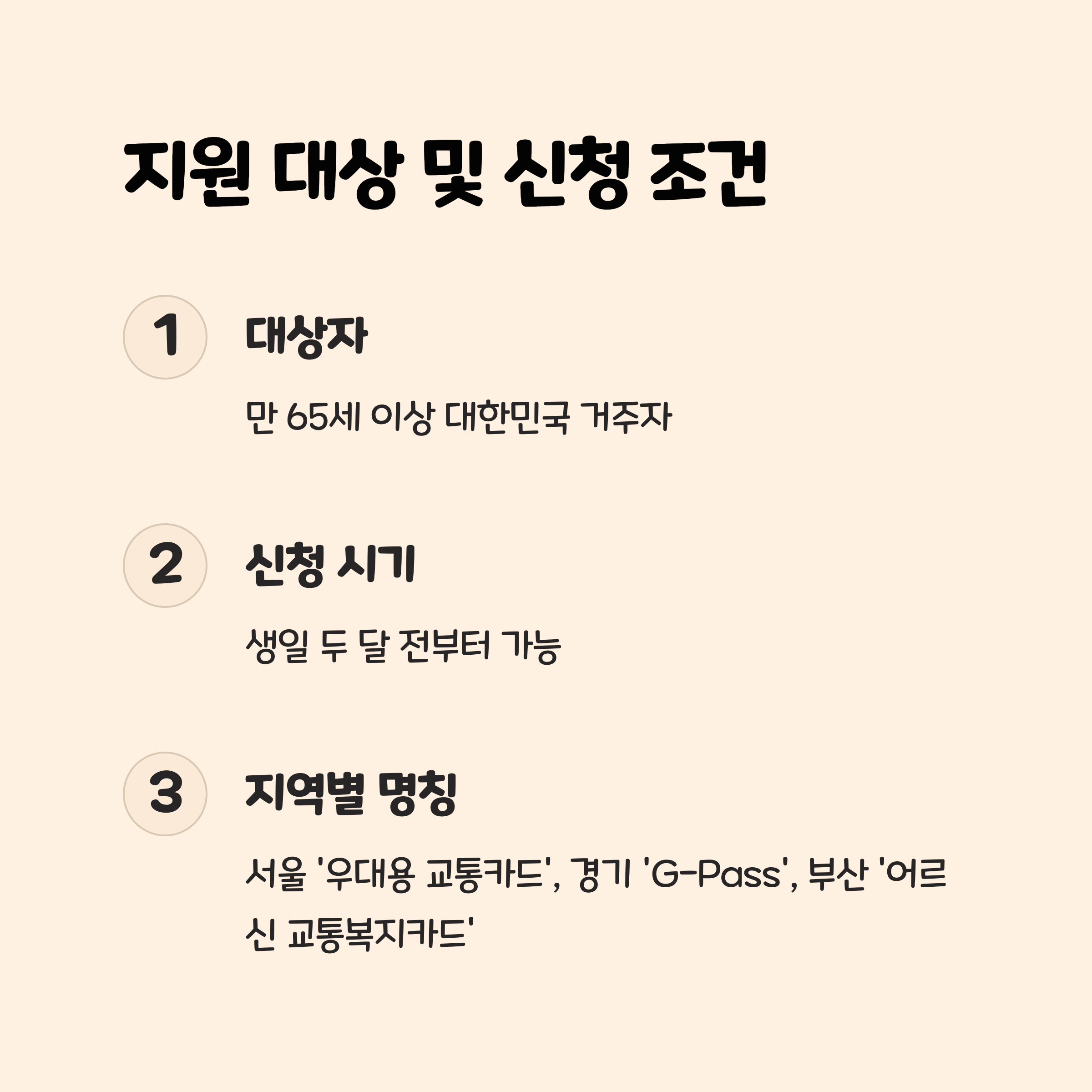 지원 대상 및 신청 조건