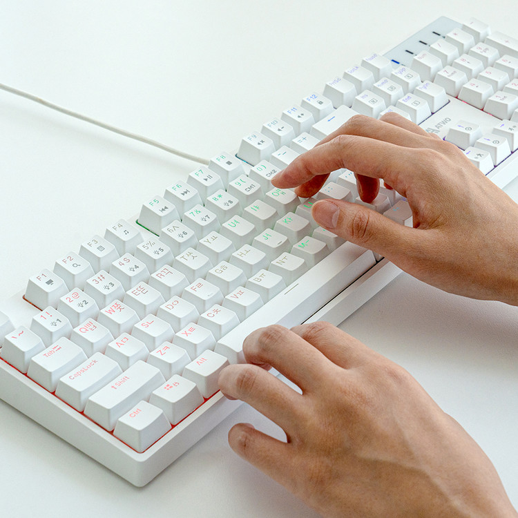 A2 AG0302 LED 게이밍 메카닉 키보드