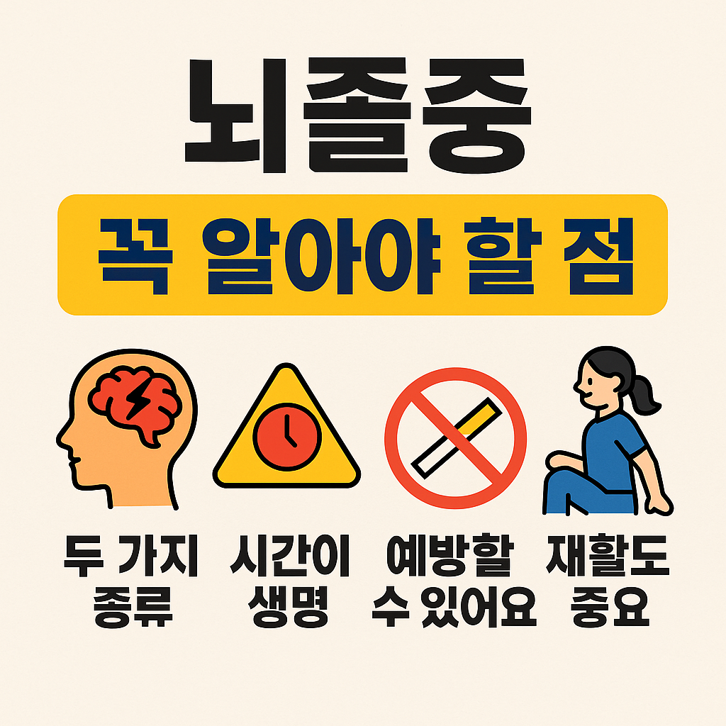 뇌졸중 전조증상 및 검사방법