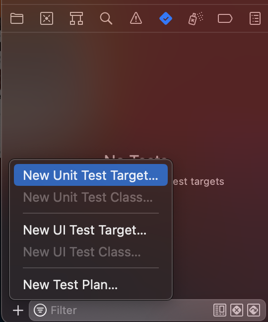 add new unit test target