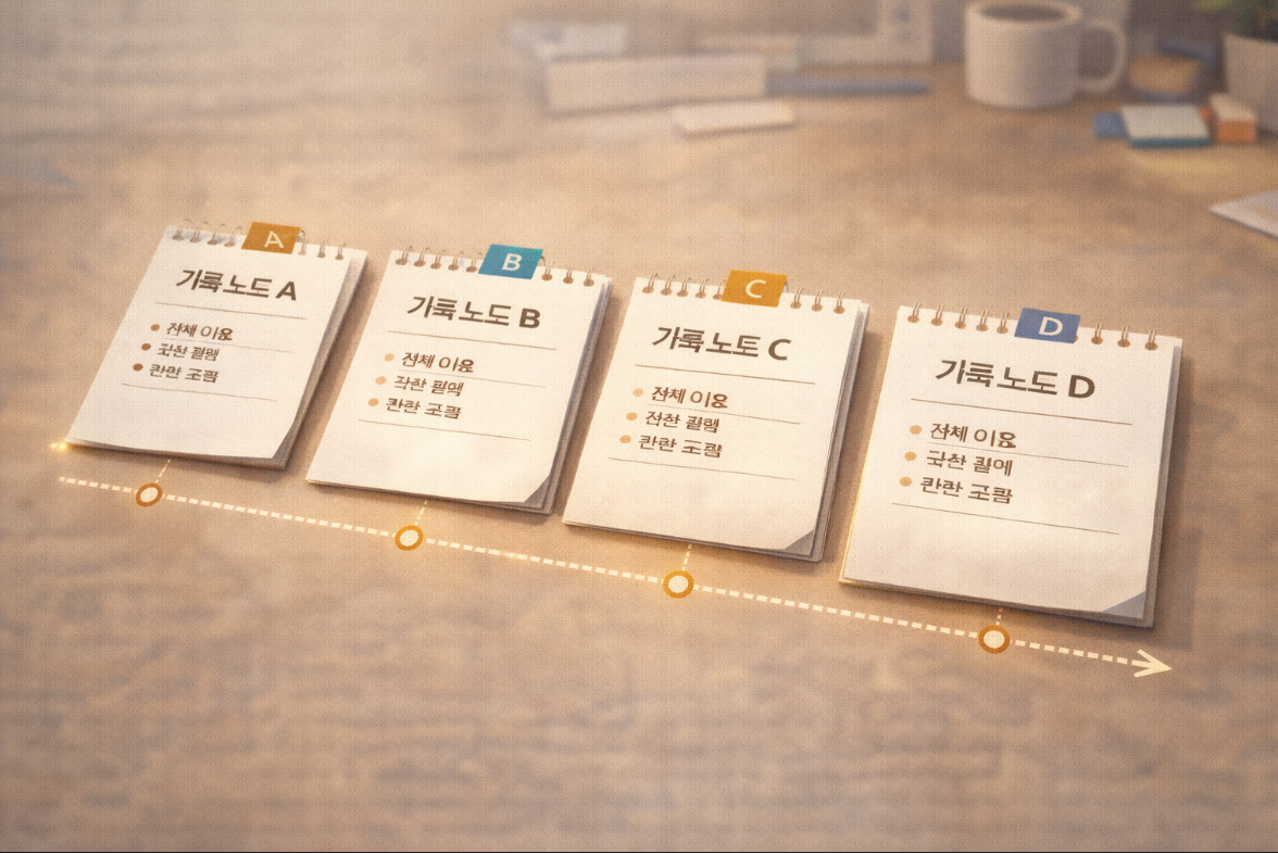 축적된 기록이 이어진 운영 구조 이미지