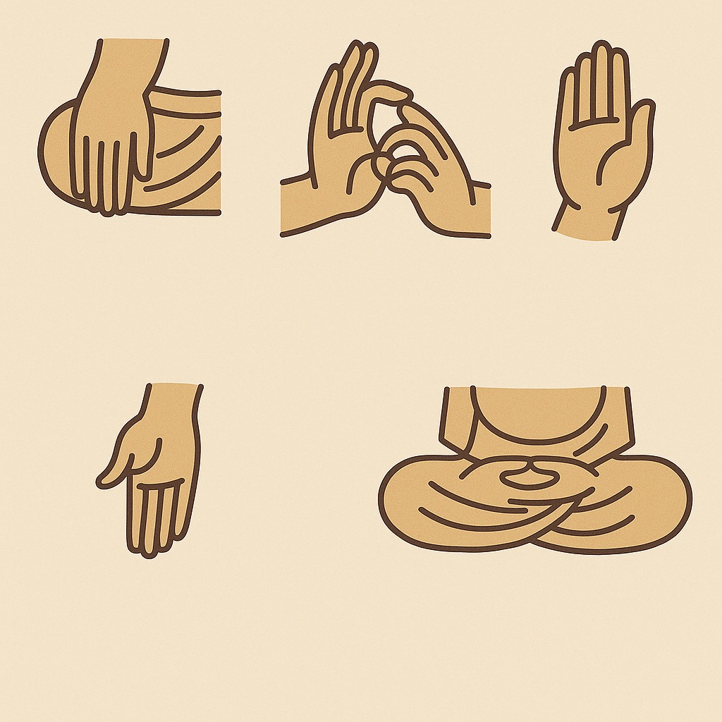 간다라 불상 수인의 의미