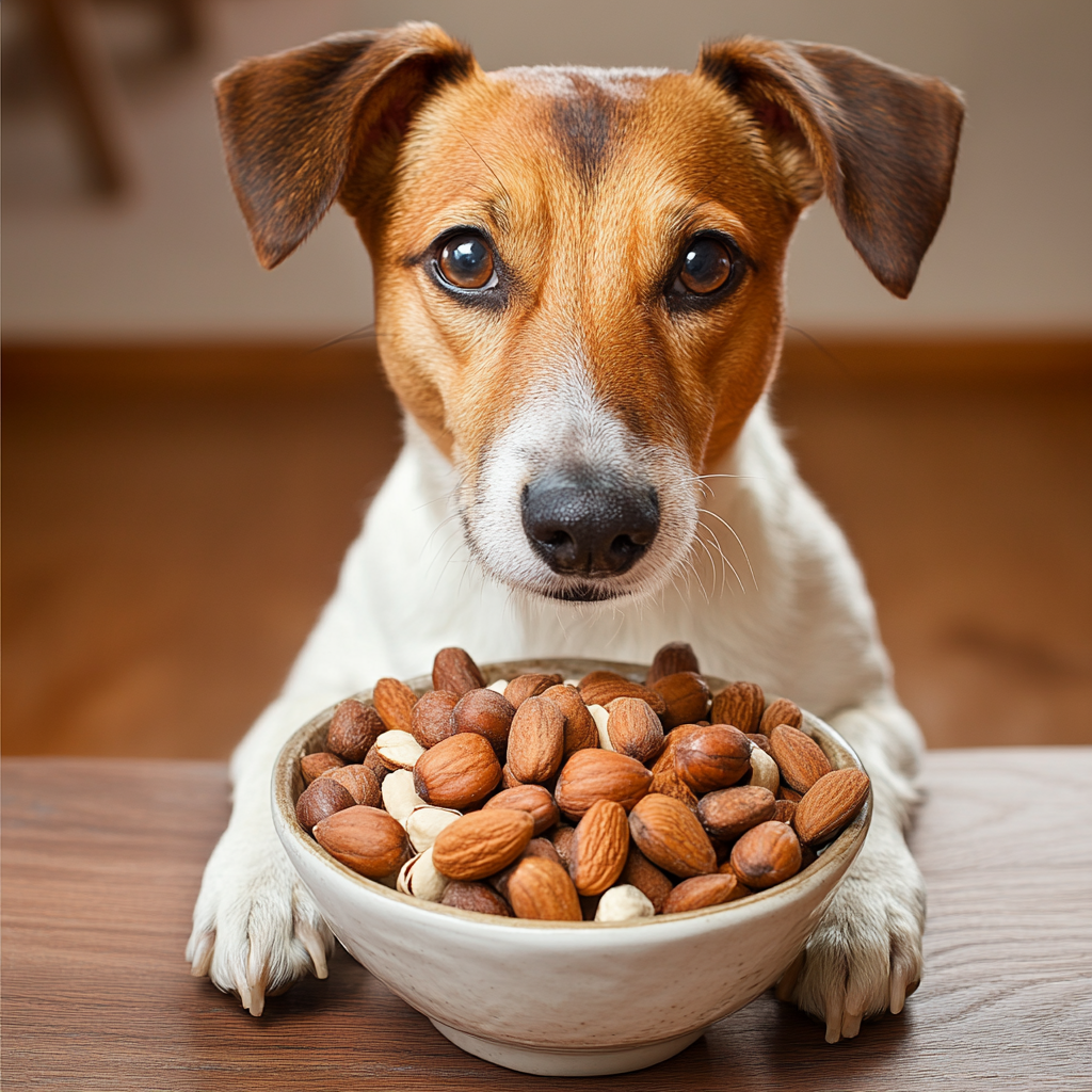 강아지에게 아몬드가 안전한가요?