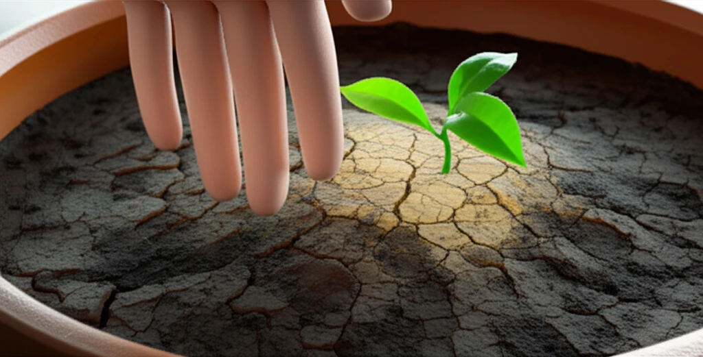 식물 물 주기 핵심: 과습 건조 없이..