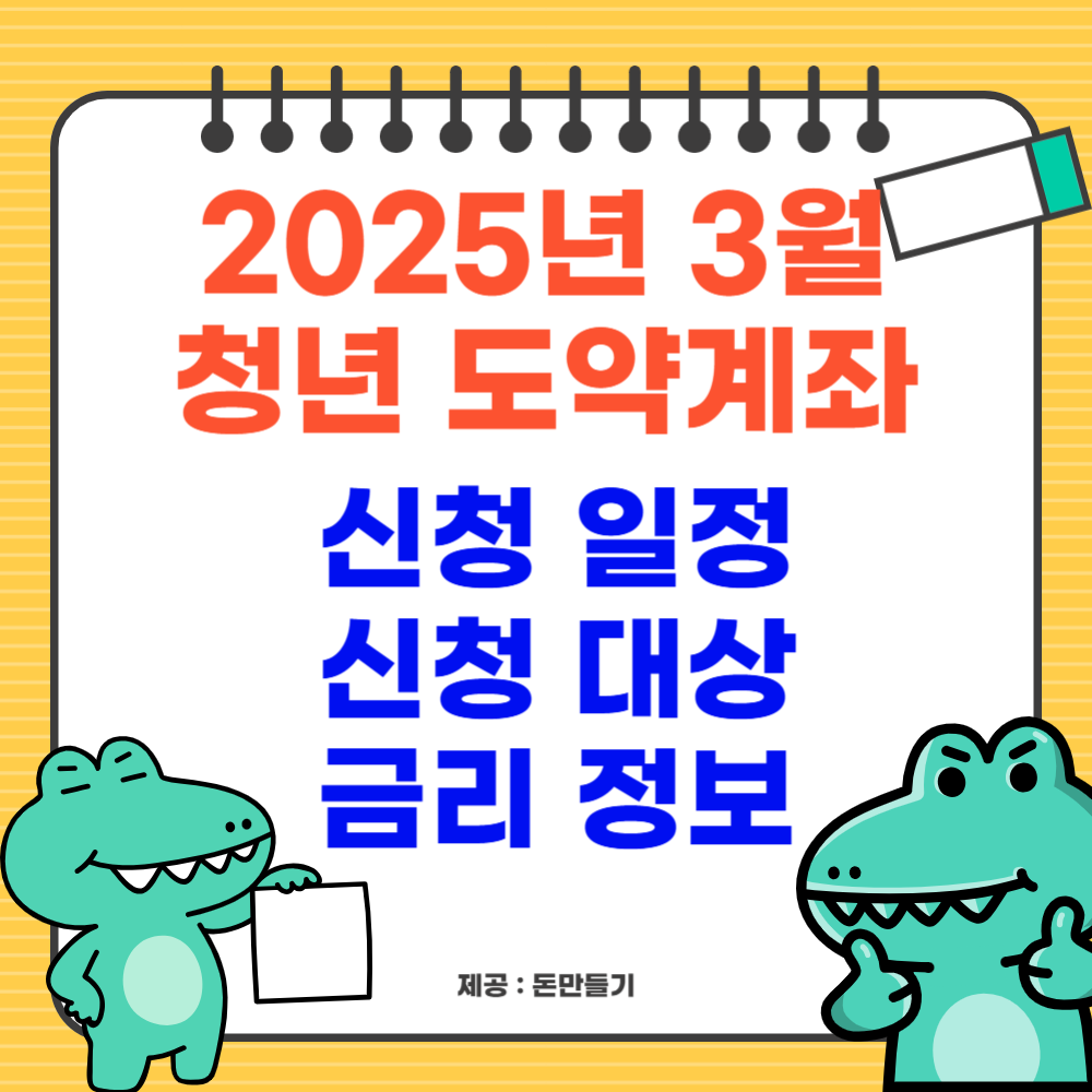 2025년 3월 청년 도약계좌 일정, 대상, 금리