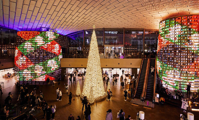 서울 코엑스 별마당 도서관 크리스마스 트리