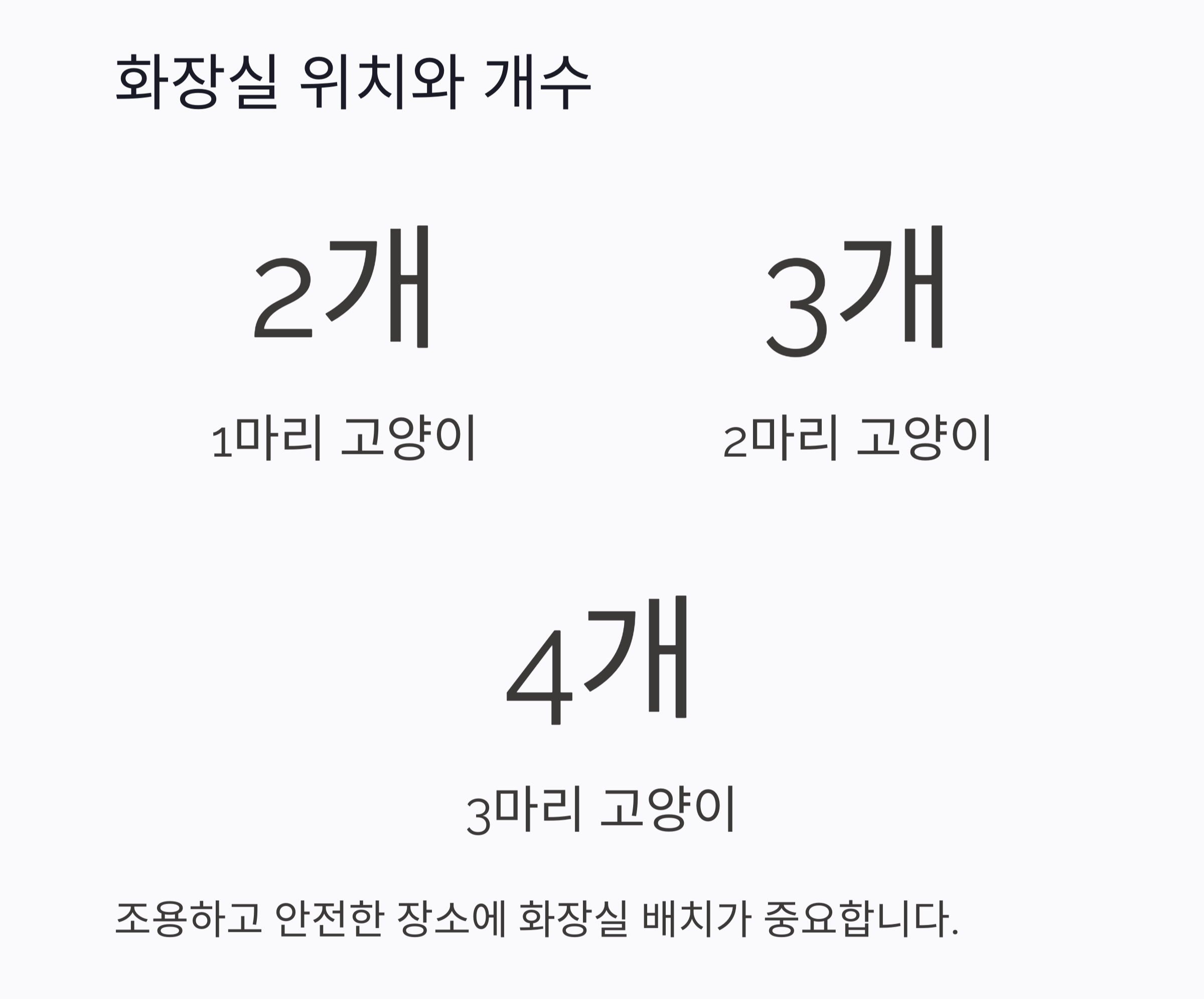 고양이의 화장실 문제, 원인부터 해결까지 한 번에 정리