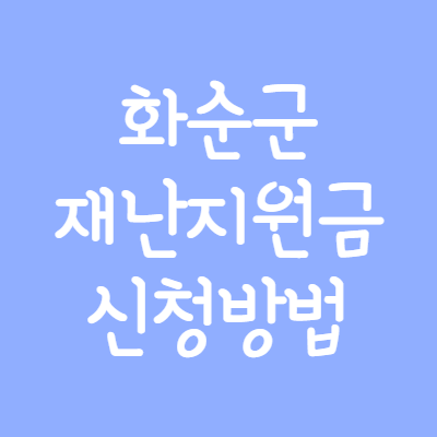 화순군 재난지원금