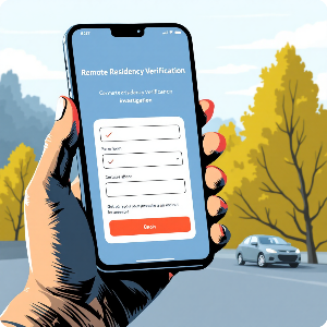 비대면 주민등록 사실조사 참여방법 이미지