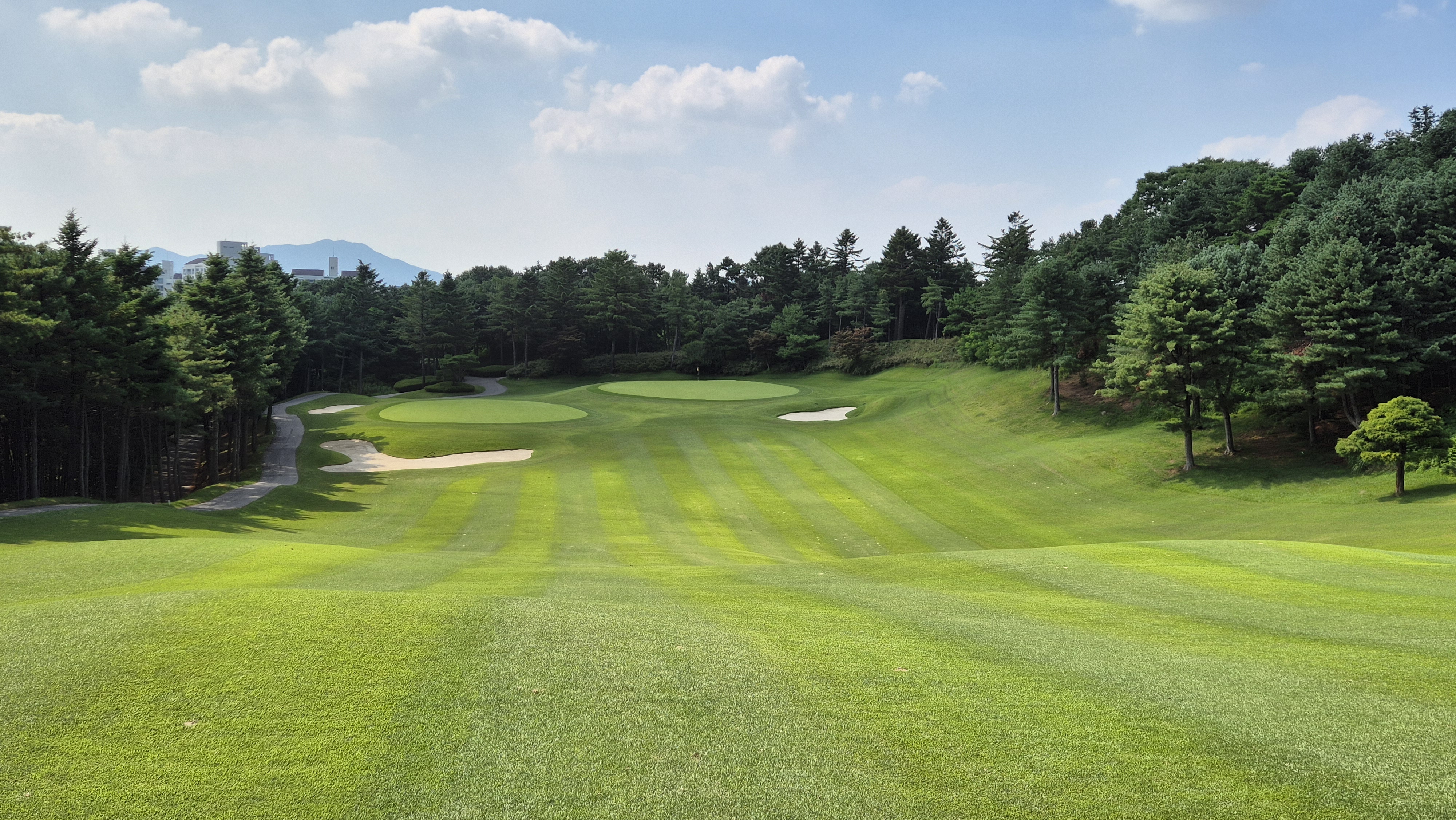 한성cc 오렌지-그린 코스 사진 및 공략 정보