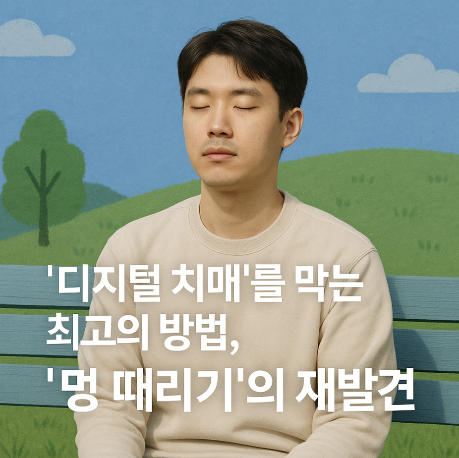 '디지털 치매'를 막는 최고의 방법, '멍 때리기'의 재발견