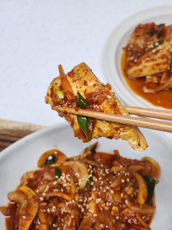 매운두부조림