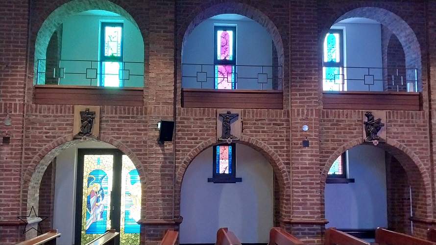 홍제동성당 스테인드글라스, 십자가의 길 사진