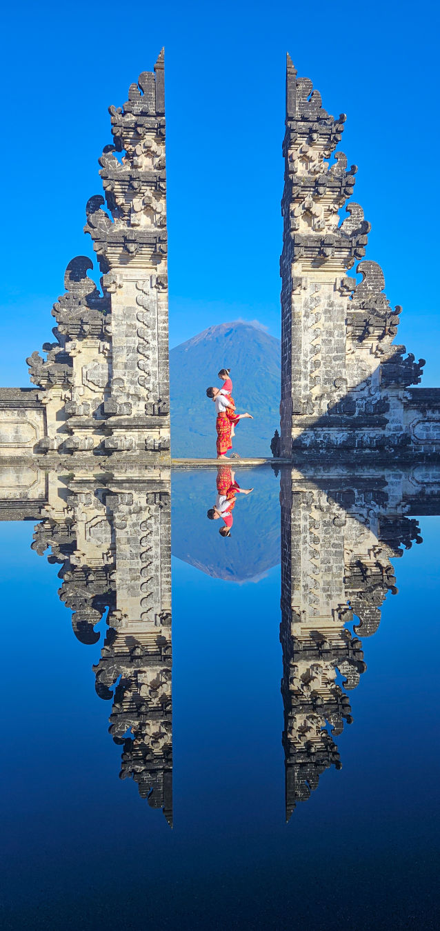 발리 천국의문 포토존