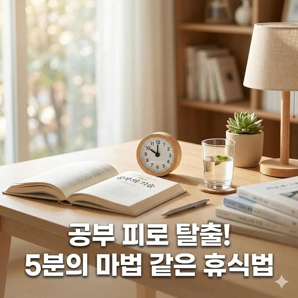 공부하다 쉽게 지치는 이유와 짧은 휴식 습관의 중요성
