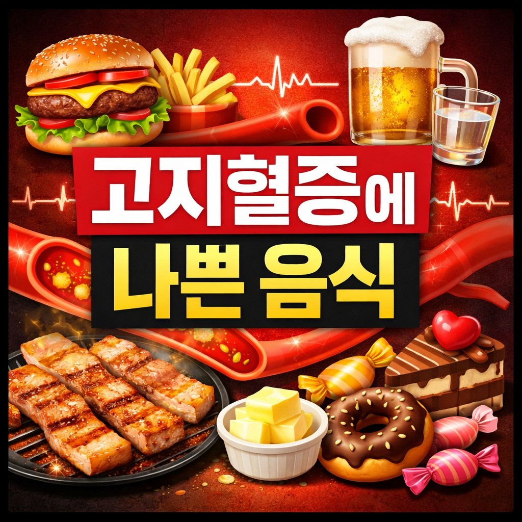 고지혈증에 나쁜 음식