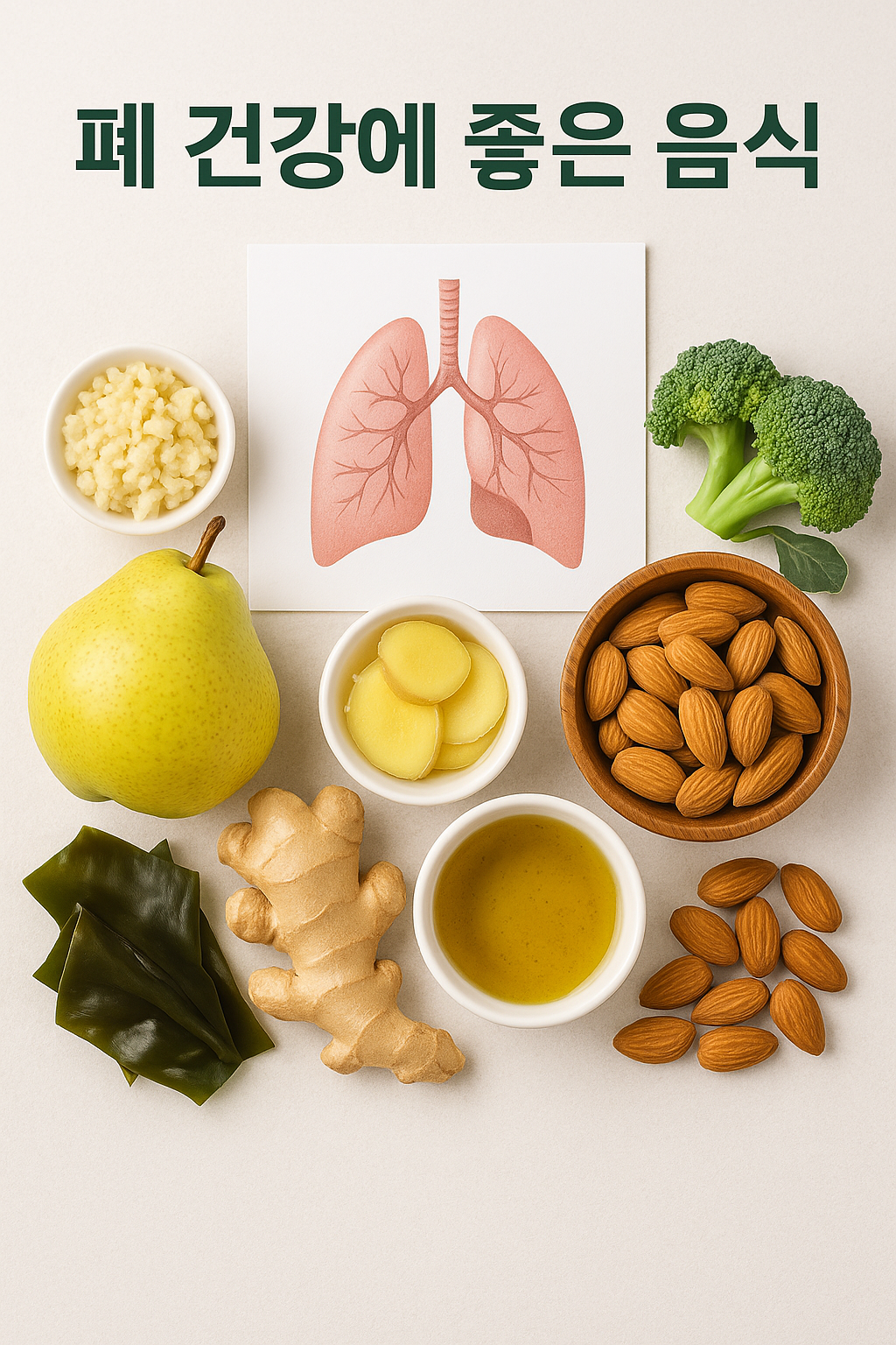 폐 건강에 좋은 음식, 맑은 숨을 위한 식탁 위 선택