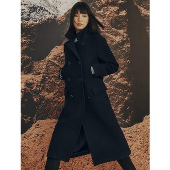 빈폴레이디스 빈폴 레이디스 단독판매 Essential 울 캐시미어 롱 피코트 BF1X30U11R