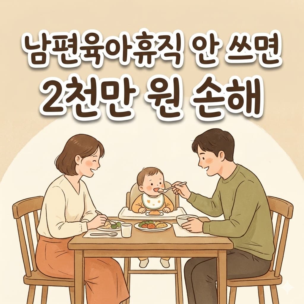 남편육아휴직 안 쓰면 2천만 원 손해
