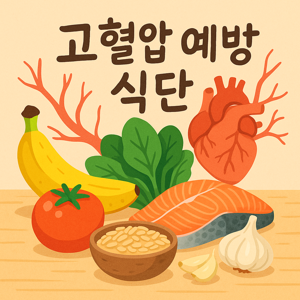 고혈압 예방을 위한 혈관 건강 식단 가이드 (2025년 기준)
