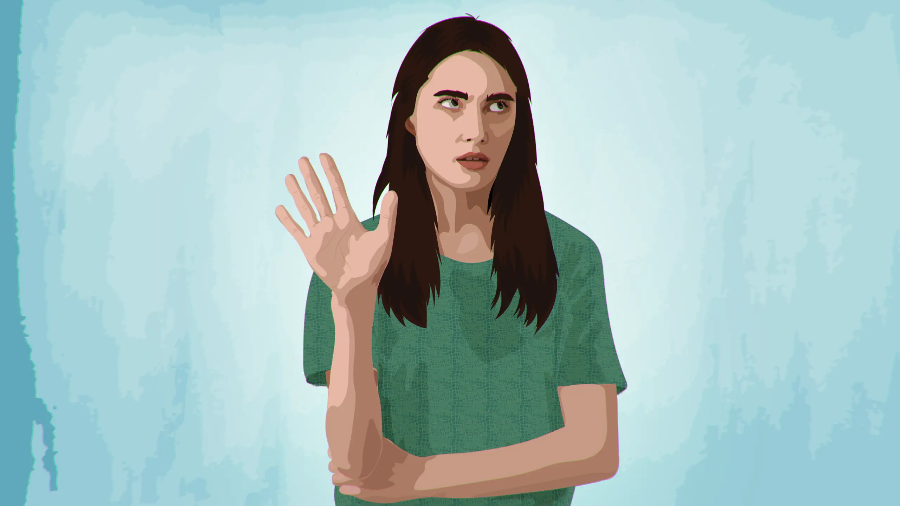 교만함이 숨어 있는 태도