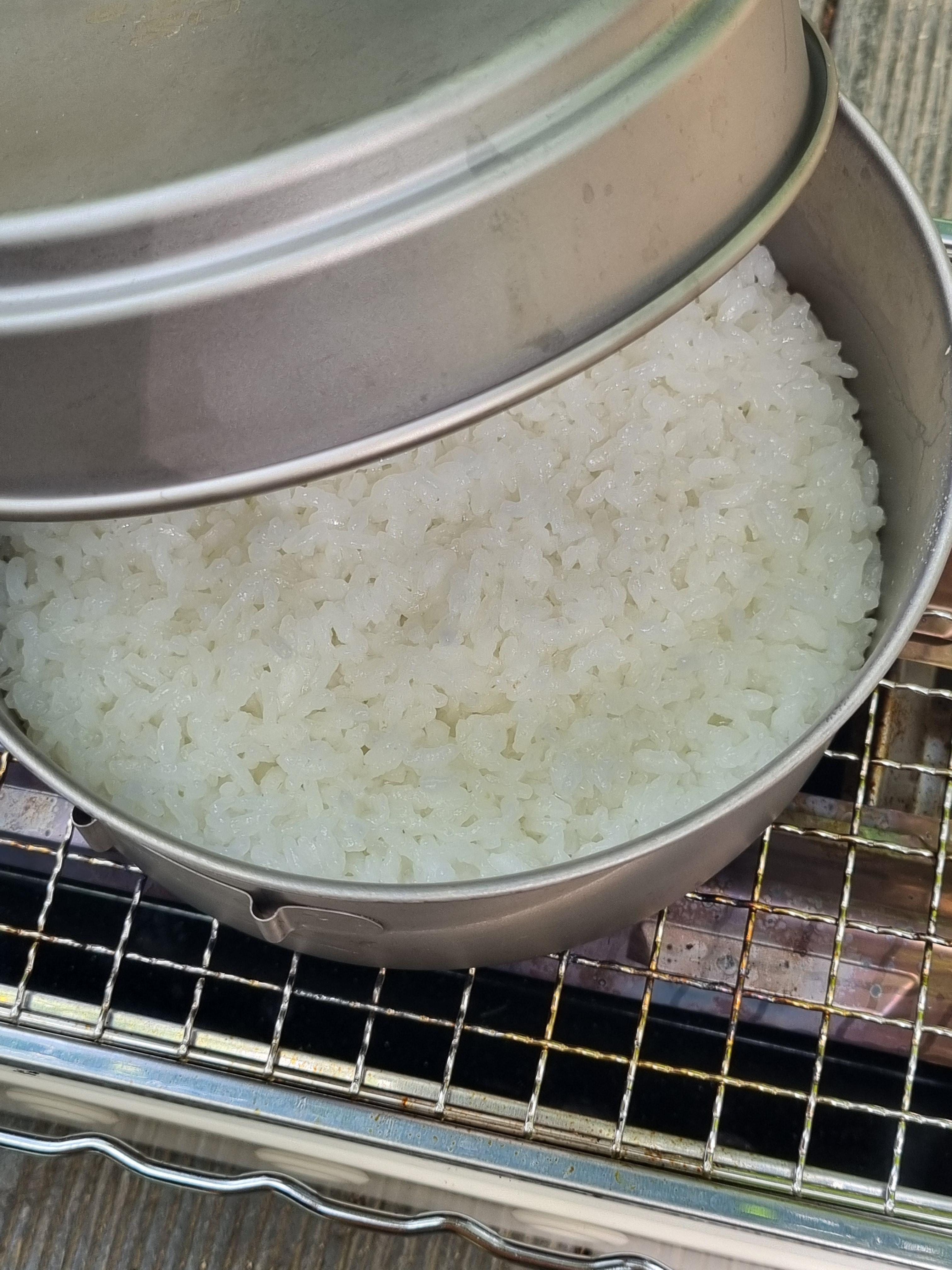 캠핑 냄비밥